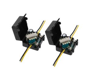 VINTORKY Filtre Anti-Parasites 12 V pour Amplificateur Lot de 2 Filtres Secteur Universels Adapté aux Systèmes Audio Voiture et Vidéo