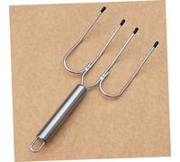 VINTORKY Fourchette à Viande Acier Inoxydable Multifonctions Fourchette Barbecue Stylée avec Dents Larges Ustensile Robuste pour Découpe et Service de Viandes