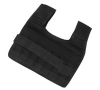 VINTORKY Gilet Lesté de Sport Noir 35kg Respirant en Maille et Coton Anti-dérapant pour Jogging et Entraînement à Domicile Homme et Femme