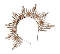 VINTORKY Goddess Crown Headband For Lightweight Lolita Hairband With Halo And Comfortable Accessory For Cosplay Parties Weddings And Festivals