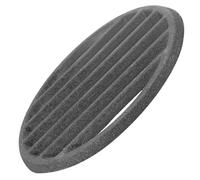 VINTORKY Grille en Fonte Ronde de 16 Pouces pour Barbecue Extérieur, Plaque de Cuisson pour Cheminée, Accessoire de Barbecue à Charbon, Grille Solide en Fonte Grise