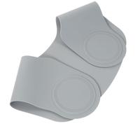 VINTORKY Guide de Coupe de Cheveux en Silicone Gris, Tapis de Salon Anti-adhérent et Anti-fragmentation, Protection Tour de Cou Unisexe pour Coiffure Professionnelle et Kit Coiffure Salon