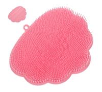 VINTORKY Hands Back Scrubber With Suction Cups Non Slip Exfoliating Shower Mat For Back And Feet Easy Skin Cleaning And Odor Removal Design For Family Use