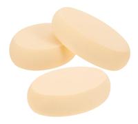 VINTORKY Houppettes à Poudre Ovales 3 Pièces Éponge Maquillage Multi-Usages pour Crème Teintée et Poudre Douce et Souple Accessoire Visage pour Maquillage Professionnel et Quotidien