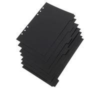 VINTORKY Intercalaires de Bloc-notes A5 en Plastique Pp, 14 Pièces, Onglets pour Classeur à 6 Trous, pour Planners et Organisation Quotidienne