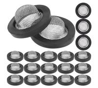 VINTORKY Joint D'étanchéité O-Ring Léger et Portable Rondelles Plates en Caoutchouc et Acier Inoxydable 50 Pièces 1/2 Pouce pour Tuyau D'arrosage pour Raccords Tuyaux