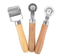 VINTORKY Kit 3 Rouleaux D’insonorisation Voiture Roulements à Billes - Poignée Bois Ergonomique - Rouleaux 4 Mm, 12 Mm, 40 Mm - Outil D’installation pour Tapis Antibruit et Réparation