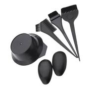VINTORKY Kit de Coloration Cheveux Professionnel 1 Bol de Cache-oreilles en Pp 1 Peigne Noir 5 Pièces Comprenant 2 Brosses pour Teinture Rapide et Saine pour Usage à Domicile et Salon