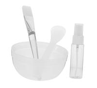 VINTORKY Kit De Soins De La Peau Pour Masque Facial 1 Ensemble Bol De Mélange De Masque Avec Bol Brosse Et Flacon Pulvérisateur Appareil De Beauté Multifonctionnel Couleur Aléatoire