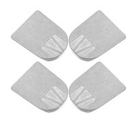 VINTORKY Kit de Support pour Rétroviseur Intérieur en Aluminium Argenté 4pcs Fixation Stable et Durée de Vie Prolongée pour Accessoires de Voiture
