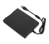 VINTORKY Lecteur Disquette USB Portable 3,5 Pouces en ABS pour Transfert Données Compatible Ordinateur de Bureau et Portable Plug and Play Noir