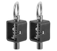 VINTORKY Loquet de Porte de Remorque Utilitaire à Ressort 5/8 en Acier Inoxydable, Facile à Installer, Lot de 2 Pièces pour Usage Industriel et Logistique