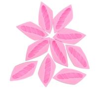 VINTORKY Lot de 10 Moules à Gâteau en Silicone Rose Mini Hamburger, Moules à Chocolat Polyvalents pour Cuisson et Décoration Pâtisserie DIY