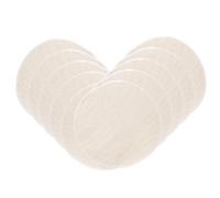 VINTORKY Lot de 10 Set de Set de Coussinets Vapeur en Pur Coton 30 Cm Beige Tapis à Raviolis Respirant et Réutilisable pour Cuisson Vapeur et Steamer Alimentaire