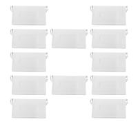 VINTORKY Lot de 12 Poids de Base en PVC Blanc pour Stores Verticaux, Accessoires Pratiques et Faciles à Installer pour Lamelles de Rideaux Verticaux