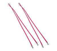 VINTORKY Lot de 2 Attaches-moufles pour Garçon et Filles, Lanière Tour de Cou Rose Fuchsia, Clips Sécurité Anti-Perte, Cordon Léger pour Moufles de Ski Hiver, Accessoires Pratiques
