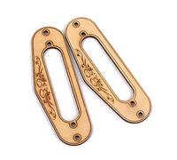 VINTORKY Lot De 2 Bagues De Montage En Cadre Érable Pour Micro Guitare Électrique Style Tl, Simple Bobinage Et Humbucker, Trou Intérieur 15 Mm, Accessoires Pour Guitare Électrique