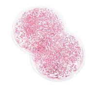 VINTORKY Lot De 2 Patchs Oculaires Refroidissants Et Chauffants, Taille Moyenne, En Tissu Respirant Rose, Fatigue Oculaire, Cache-œil De Voyage Et Relaxation Pour Femme, Usage Domestique Et Scolaire