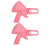 VINTORKY Lot de 2 pinces à plis cutanés - Outil de mesure de la graisse corporelle - Testeur de plis cutanés pour une perte de poids précise - Mesure précise du contenu - Ruban à mesurer les