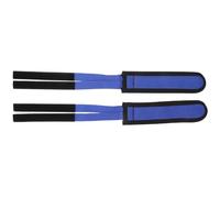 VINTORKY Lot de 2 Sangles de Pédales de Vélo Bleues Antidérapantes Réglables, Cale-Pieds Légers pour Vélo à Pignon Fixe et VTT, Accessoires Solide pour Maintien Sécurisé du Pied en