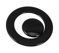 VINTORKY Lot de 2 Set de Couvercles de Brûleur en Fer pour Cuisinière à Gaz Sabaf, Pièces de Rechange Résistantes Haute Température, Protection Anti-éclaboussures, Compatible Plaque