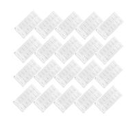 VINTORKY Lot de 20 Étiquettes Autocollantes en Pvc pour Flacons de Voyage, Matériel Robuste, Compact et Facile à Transporter, pour Salle de Bain et Organisation de Shampooing