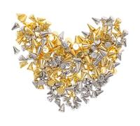 VINTORKY Lot de 200 Breloques en Métal pour Nail Art, Décorations D'ongles Polyvalentes et Décoratives, Accessoires pour Femmes