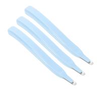 VINTORKY Lot de 3 arrache-agrafes en vrac : extracteur d'agrafes, stylo pour enlever les clous, lève-agrafes robustes, outil de Noël, bureau, école, bleu ciel