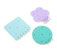 VINTORKY Lot de 3 Blocs-notes Mignons en Silicone et Papier, Portables et Solide, Bureau Réunions en Déplacement