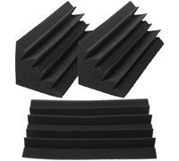 VINTORKY Lot de 3 Panneaux Muraux Insonorisants en Mousse Haute Densité pour Isolation Phonique et Amélioration Qualité Sonore, pour Studios et Cinémas