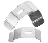 VINTORKY Lot de 3 Supports Métalliques Légers et Stables pour Fixation de Stores à Lamelles, Adaptés pour Rideaux et Panneaux à Persiennes Cuisine ou Salon