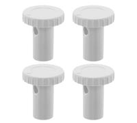 VINTORKY Lot de 4 Bouchons de Vidange en Caoutchouc Étanches pour Congélateur, Diamètre 4 Cm, Compatible Réfrigérateur, Protection Anti-Fuite et Anti-Obstruction pour Système de Drainage