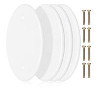 VINTORKY Lot de 4 Plaques Rondes en PP 11 CM, Caches pour Trous de Plafond, Intégration Discrète dans Espaces Habités