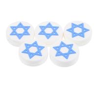 VINTORKY Lot de 5 Amortisseurs de Vibrations en Silicone pour Raquette de Tennis Design Drapeau National, Absorption des Chocs et Forme Créative