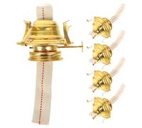 VINTORKY Lot de 5 brûleurs à pétrole avec mèche en Coton, mèches Plates en Coton pour Lampes à pétrole, pièces de Rechange pour lanternes Vintage de 2 cm de Large, idéales pour la décoration
