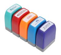 VINTORKY Lot de 5 tampons pour professeurs d'espagnol - Tampons encreurs pour la correction des devoirs, la signature des enseignants et la motivation élèves (récompenses, etc.).