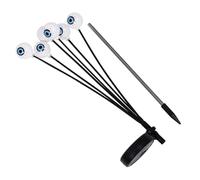 VINTORKY Lot De 6 Lampes Solaires En Forme De Globe Oculaire Pour Halloween Décorations Dallée Extérieures Pour