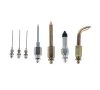 VINTORKY Lot de 7 Accessoires pour Pistolet à Graisse : Embouts d’Aiguilles, Embouts coudés et Droits, raccords Rapides pour travaux manuels à la Maison ou à l’Atelier.