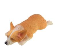 VINTORKY Magnet Frigo en Résine Forte Adsorption Métallique Forme Corgi Couché Jaune, Aimant Décoratif pour Réfrigérateur et Tableau Blanc