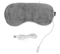 VINTORKY Masque Chauffant pour Yeux USB à Vapeur Réutilisable en Polyester Câble Usb, Doux et Occultant, Sommeil et Soulager la Fatigue Oculaire