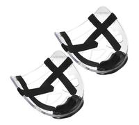 VINTORKY Masque de Taekwondo Amovible 2 Pcs Petit Taille, Protection Faciale Transparente en Matériau Léger pour Karaté, Kickboxing et Arts Martiaux - Casque de Lutte Sécurisé