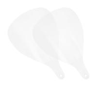VINTORKY Masque Facial Transparent Léger en Pp 2pcs pour Salon de Coiffure, Protection Confortable la Laque et Soins Capillaires en Usage Personnel