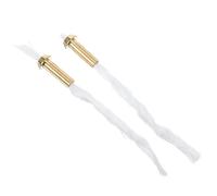 VINTORKY Mèches en Cuivre Tube en Cuivre Robuste Lot de 2 pour Lampe à Pétrole Mèche de Remplacement Diamètre Adapté pour Combustion pour Lanterne à Huile Usage Intérieur