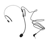 VINTORKY Microphone Casque Filaire Pendulaire pour Enseignants et Guides Amplificateur Vocal Portable et Double Micro Oreille sur Écouteur Accessoire de Prise de Parole