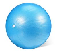 VINTORKY Mini Ballon de Yoga Ballon Pilates Petit, PVC, Bleu, Correction de Posture, Tonification Musculaire Ciblée, pour Pilates et Entraînement la Stabilité