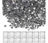 VINTORKY Mini Mosaïque en Verre pour Décoration Ongles Nail Art, 5000 Pièces Légères et Faciles à Appliquer, Éclat Brillant pour Manucure Estivale Élégante