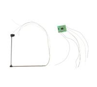 VINTORKY Miniature LED Traffic Light Model Railroad Signal Lamp for Train Set and Table Layout Mini House Supply with Glowing Night Visibility