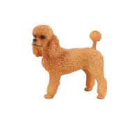 VINTORKY Modèle De Caniche Ornements pour Les Enfants Statue De Caniche Statue De Poupée Chiot Jouets De Voiture Figurine De Chien Décorer Chien De Compagnie Plastique