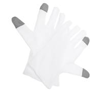 VINTORKY Moufles Hydratants en Coton Blanc pour Soins des Mains, Respirants et Verrouillant L'hydratation, Adaptés à L'usage Quotidien Routines de Soin des Mains