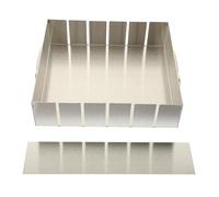 VINTORKY Moule à Nougat avec Plaque Divisée Antiadhésive pour Découpe Facile Set Pratique pour Bonbons Maison et Pâtisserie Quotidienne